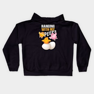 Hanging with My Peep: Funny Easter Gift Idea Kids Hoodie